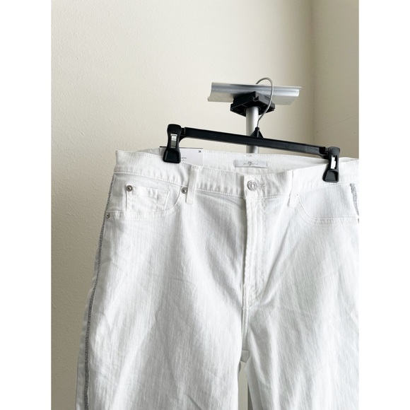 7 for All Mankind High Waist Ankle Skinny Jeans 34 - Picture 6 of 16